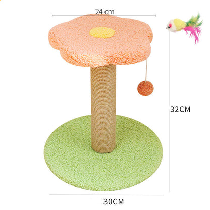 Cat Scratcher with Sisal Winding and Hemp Surface